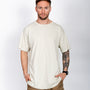 POLERA LONG FIT BEIGE  LABEL