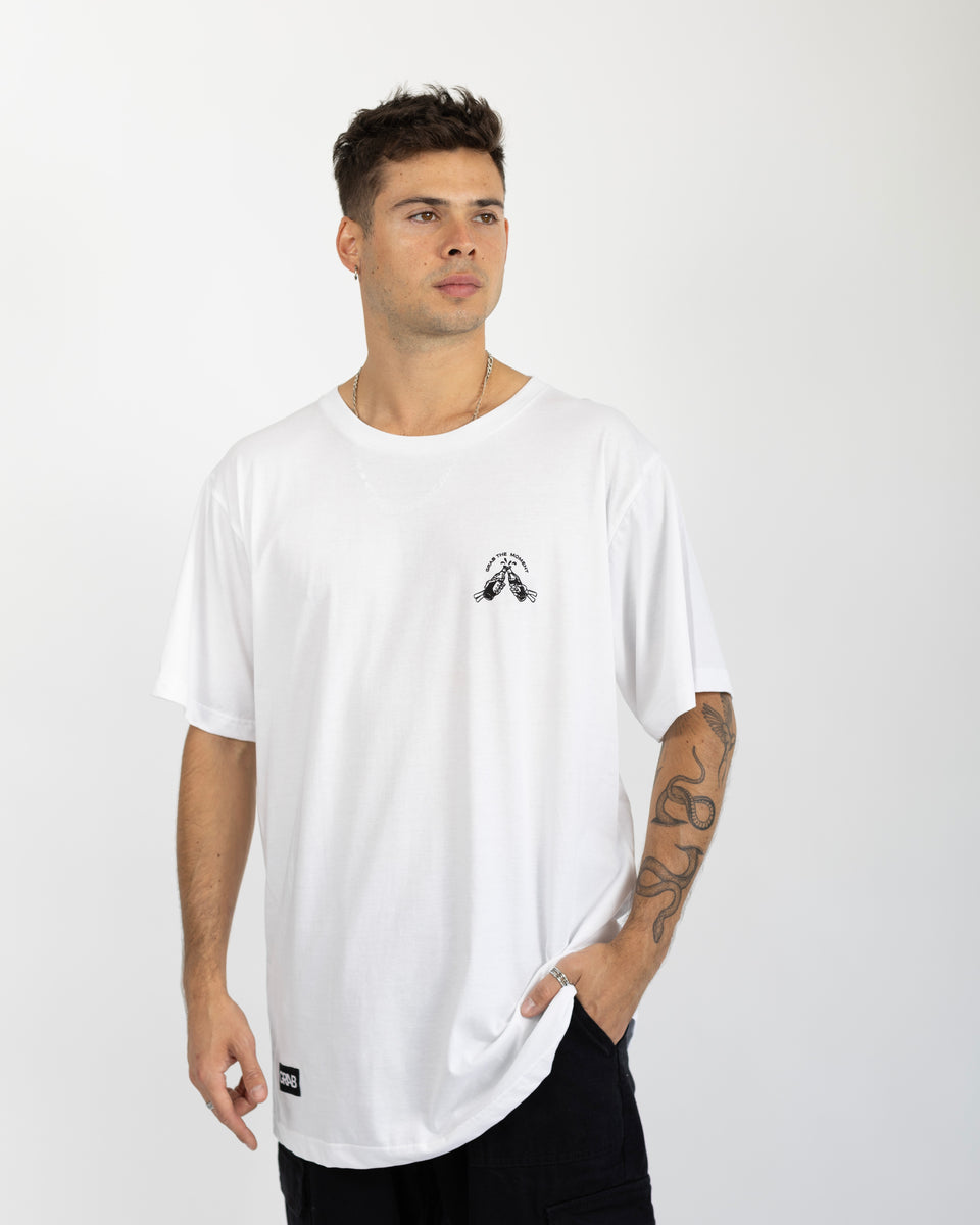 POLERA WHITE GRAB THE MOMENT