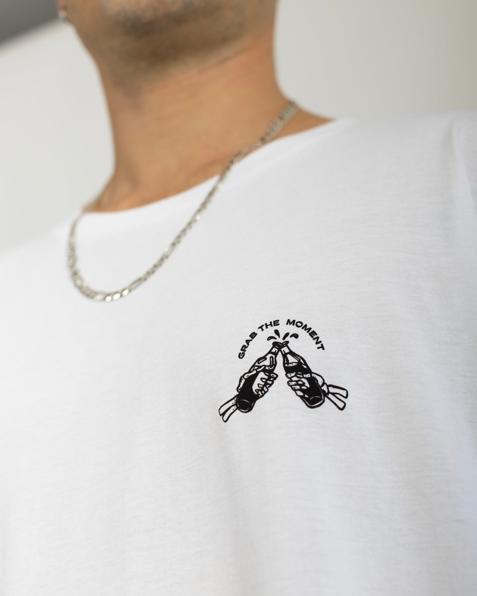 POLERA WHITE GRAB THE MOMENT